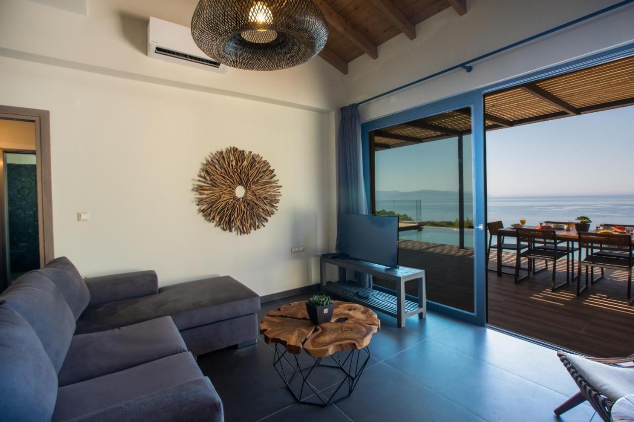 Brand New Villa Lefka With Private Pool At Platies Plateies Exterior foto